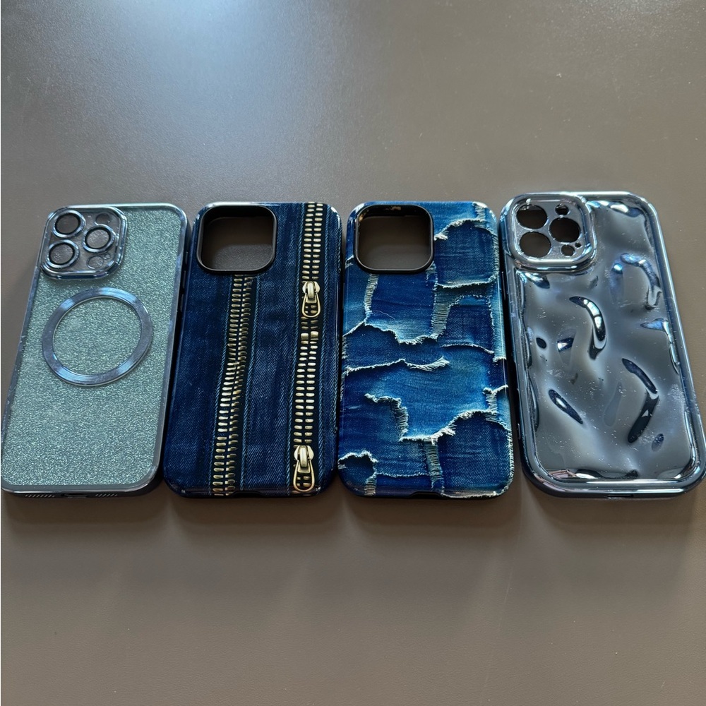 Set of Four Trendy iPhone Cases